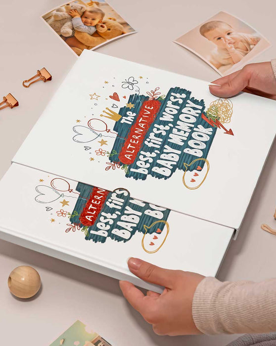 Baby Memory Book With Protection Case